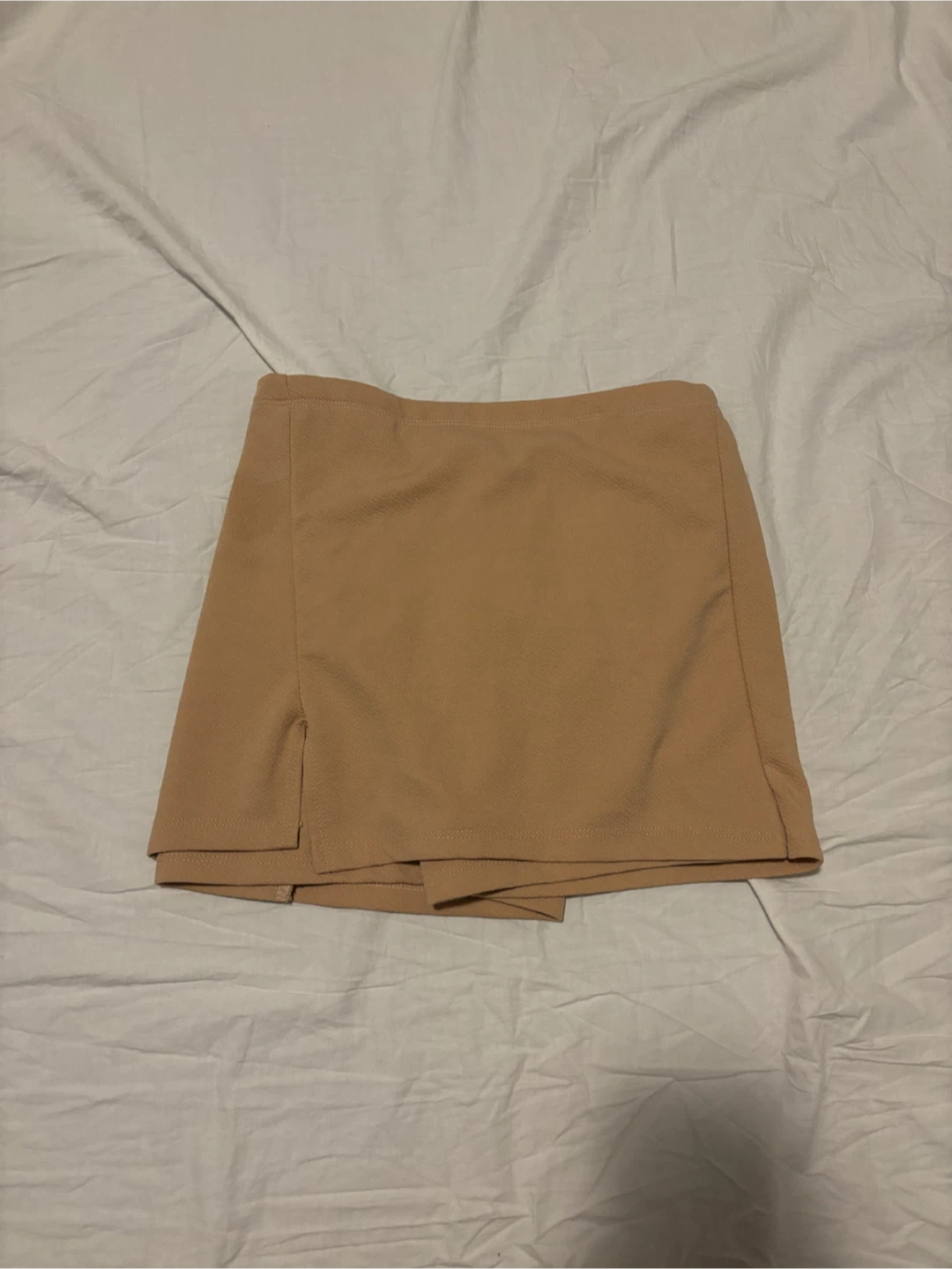 Tan A-Line Skort