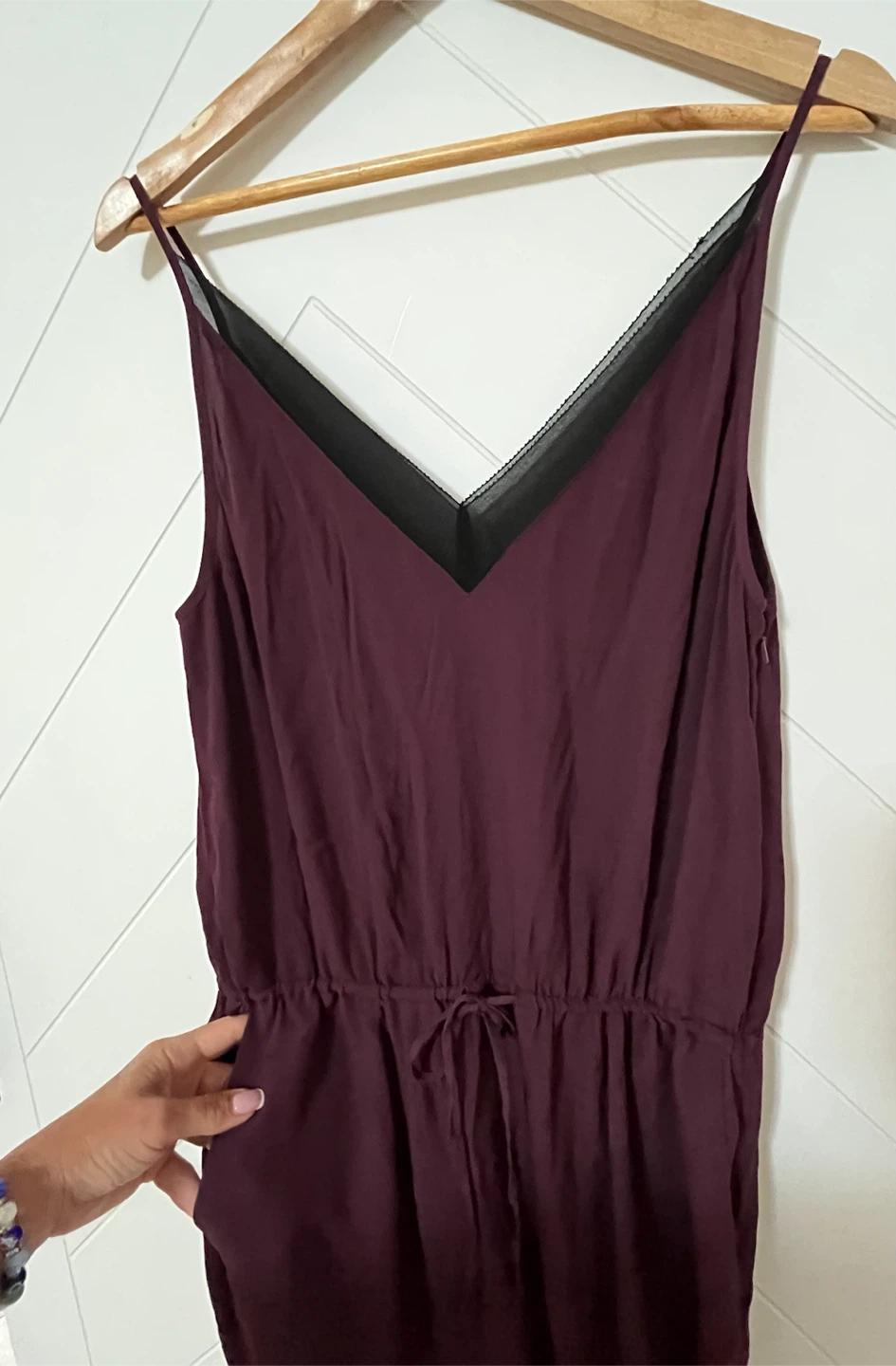 Trouvé Nordstrom Burgundy Jumpsuit Size S-M - photo 2