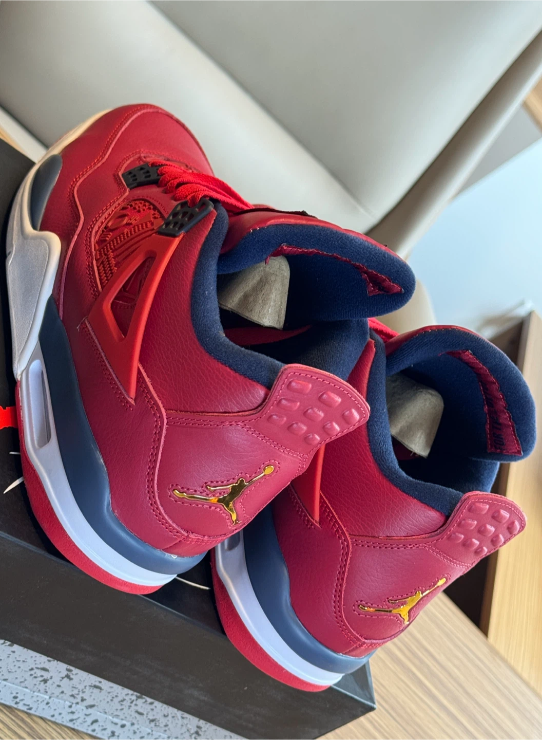 Jordan 4 Rouge et Bleu - photo 3