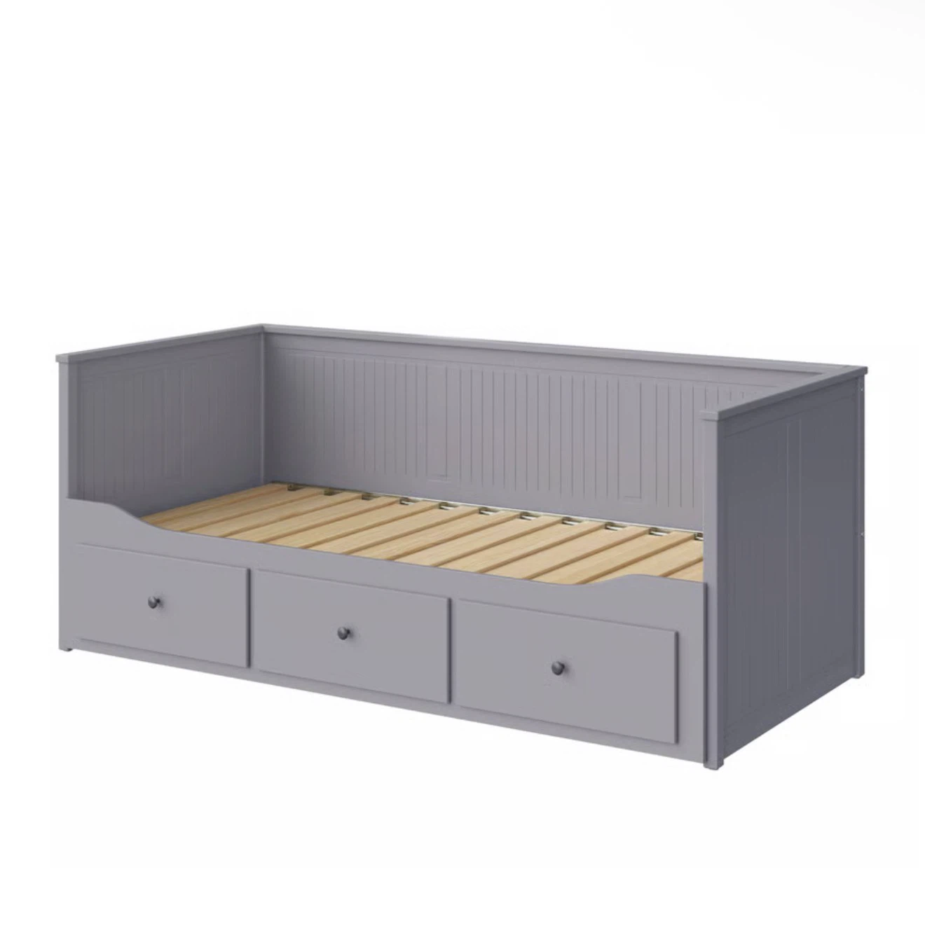 IKEA Daybed with 3 Drawers - Gray