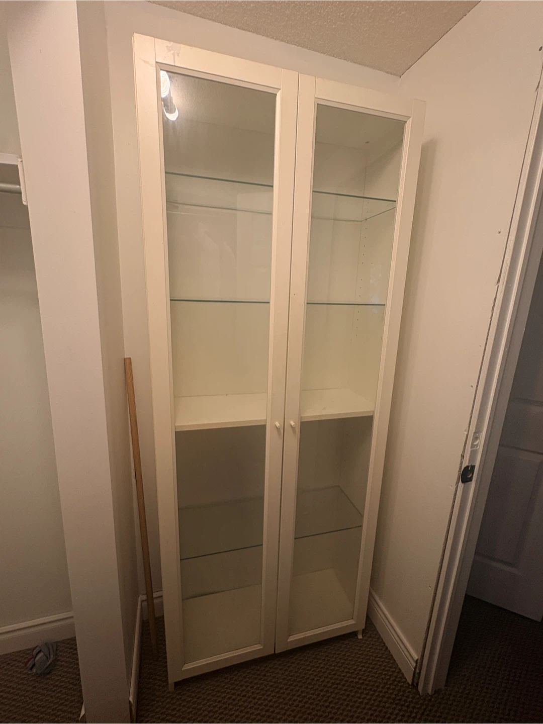 IKEA Billy Glass-Door Cabinet