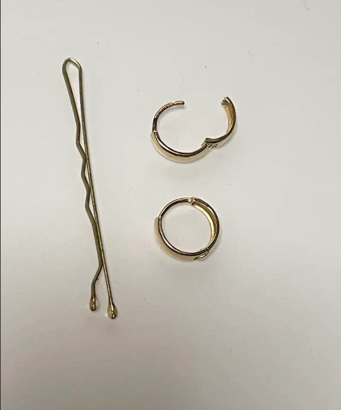 14k Bold Gold Huggie Earrings - photo 2