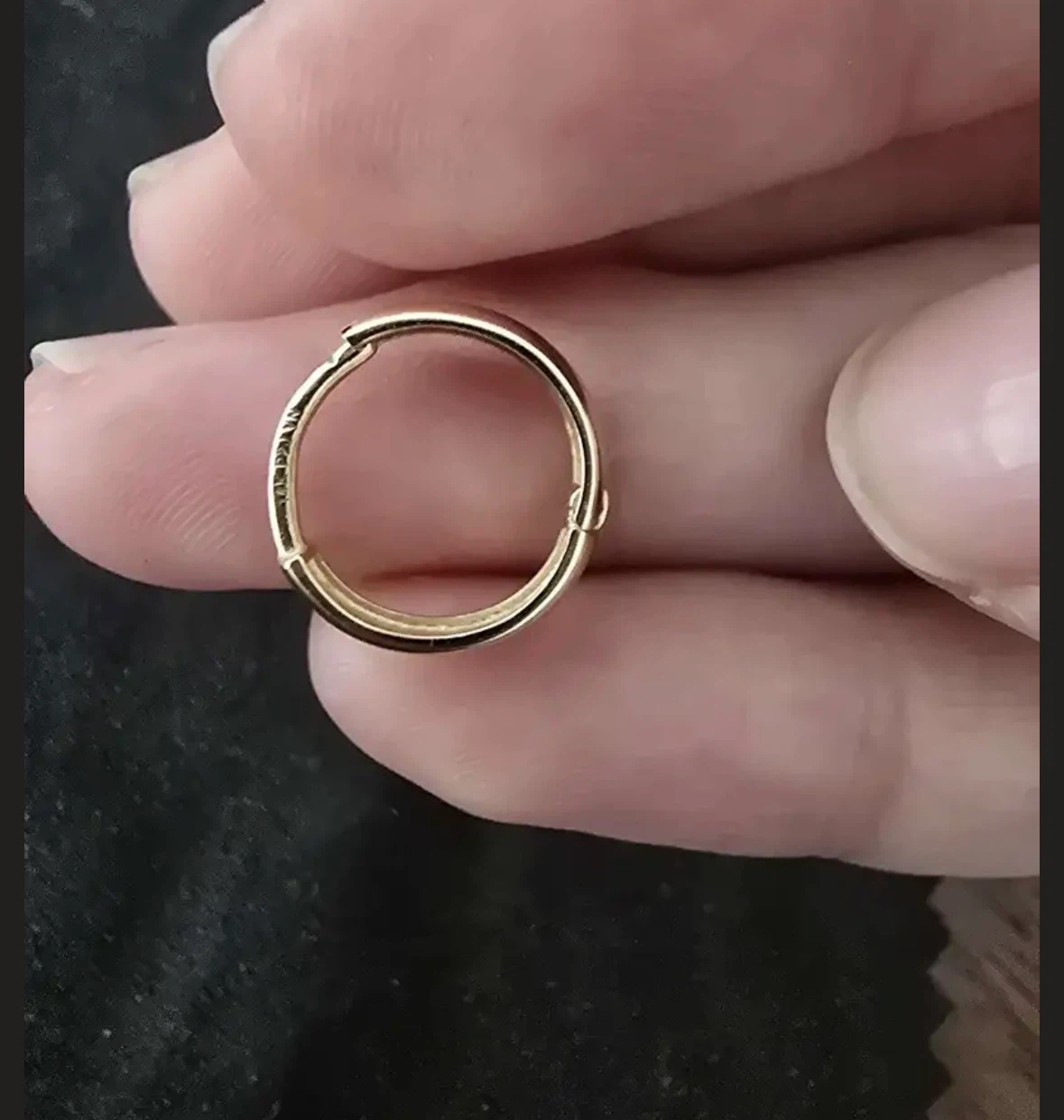 14k Bold Gold Huggie Earrings