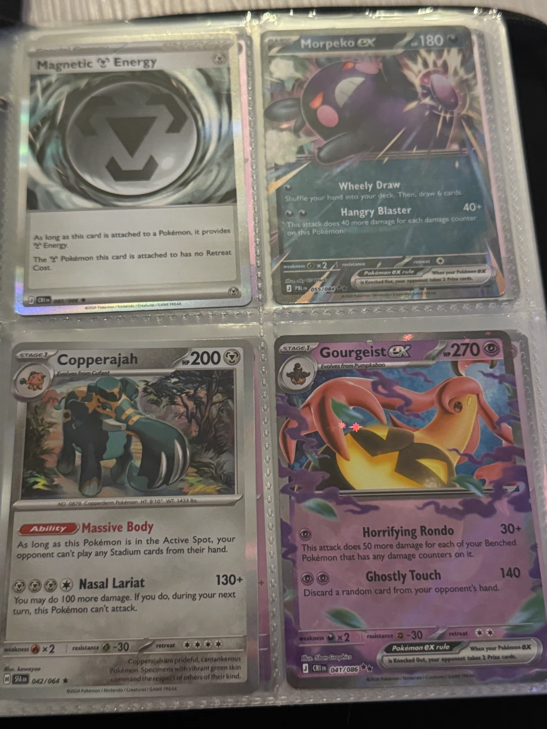 Filled Pokemon Trading Cards Binder