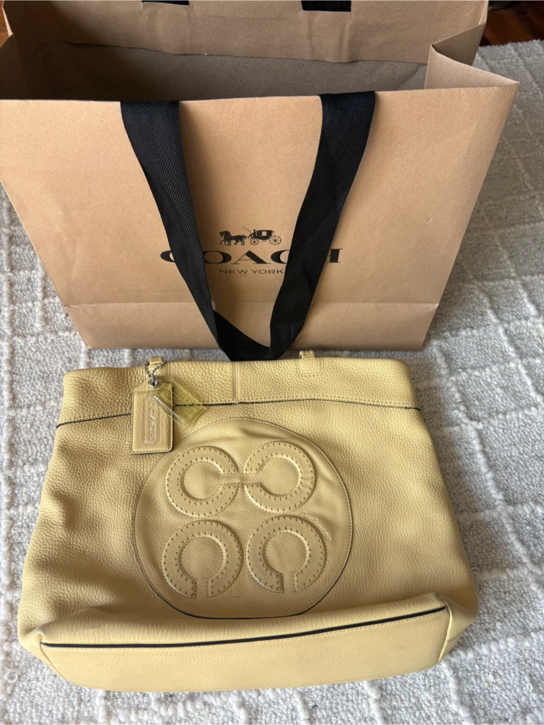 Coach Julia OP Art Tote Bag