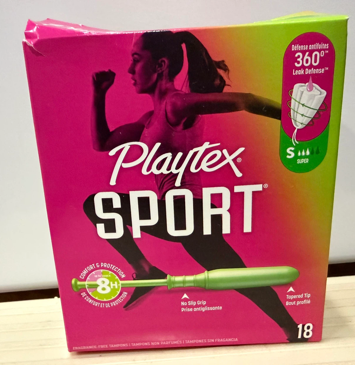Playtex Sport Tampons Super Absorbency 18 Count
