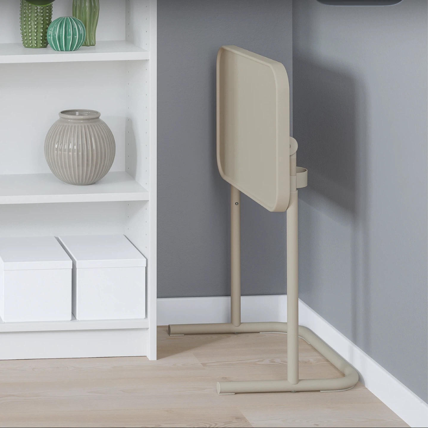 BJÖRKÅSEN Adjustable side table with cup holder - photo 2