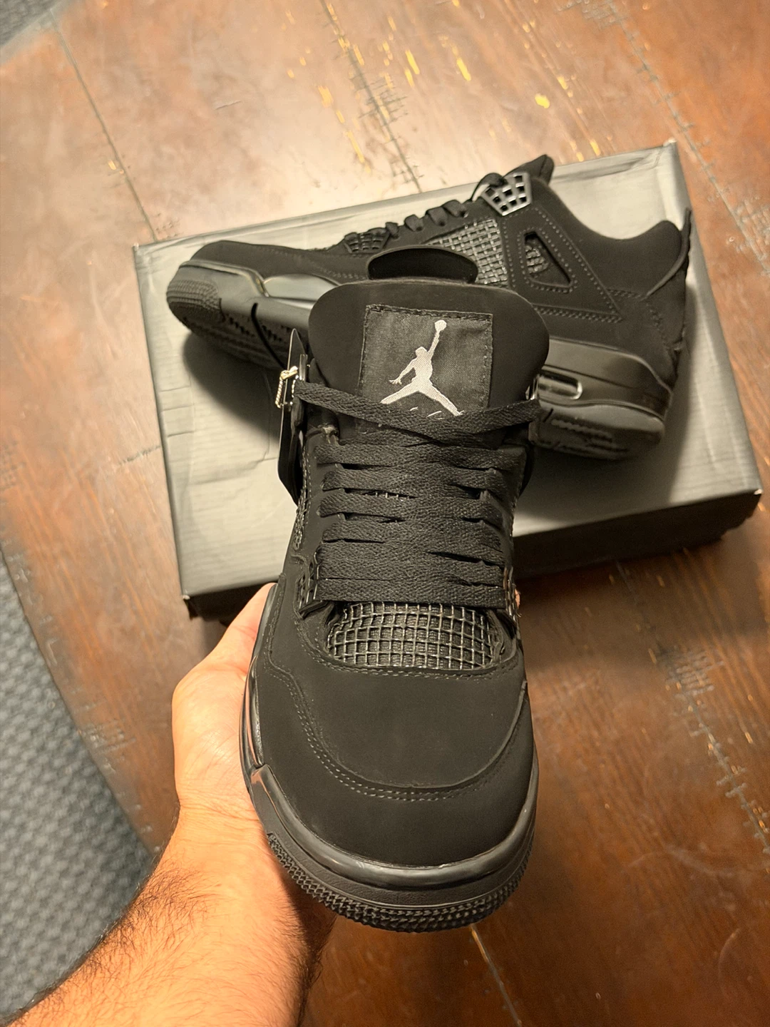Air Jordan 4 'Black Cat' Sneakers - photo 2
