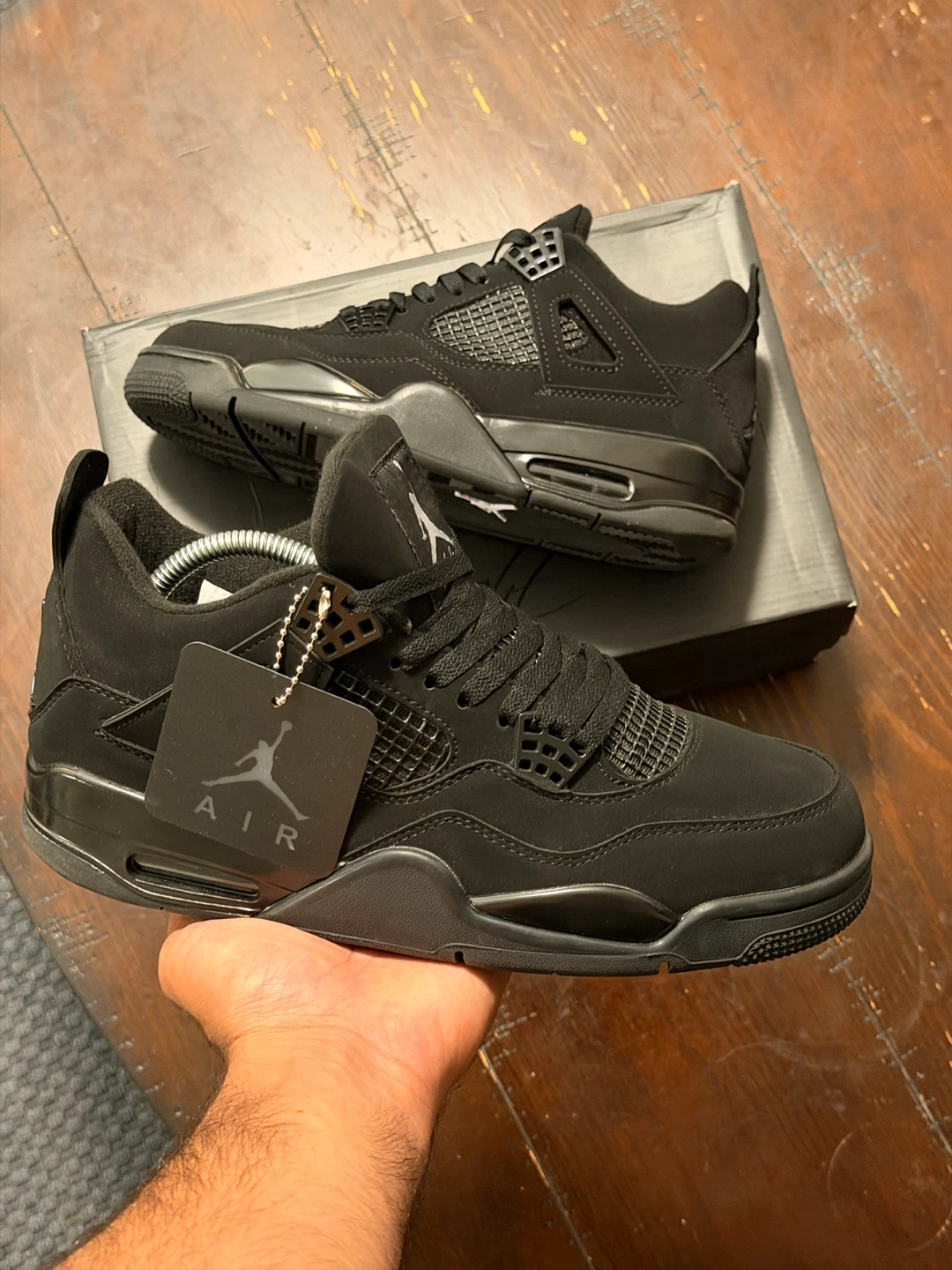 Air Jordan 4 'Black Cat' Sneakers - photo 4