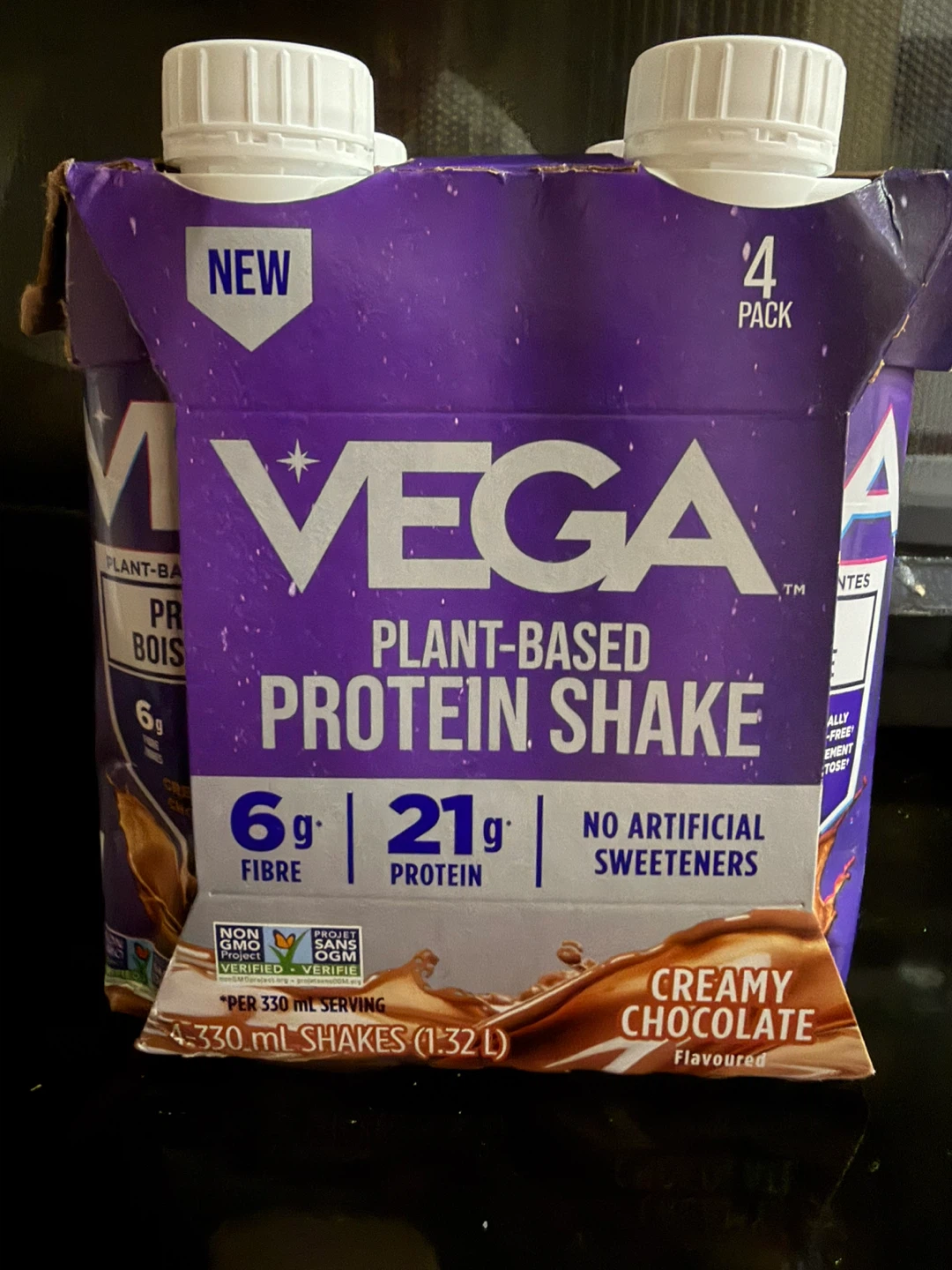 Vega Plant-Based Protein Shakes - Creamy Chocolate (4 Pack)