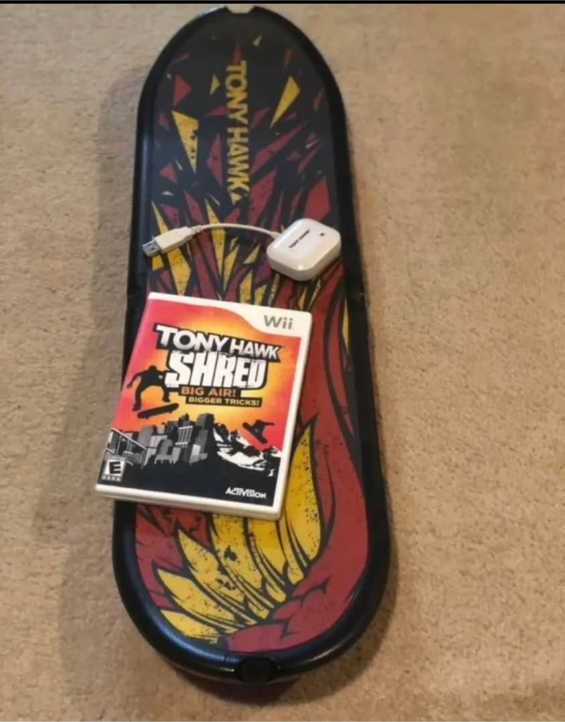 Wii Game - Tony Hawk Shred Skateboard