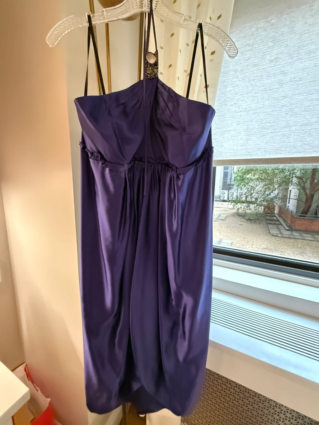 Laundry by Shelli Segal Purple Silk Dress