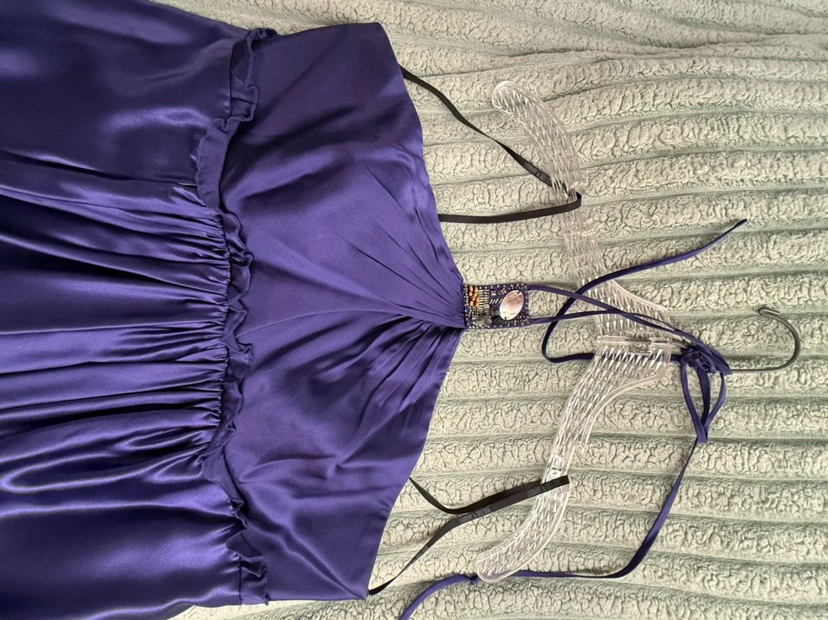 Laundry by Shelli Segal Purple Silk Dress - photo 4
