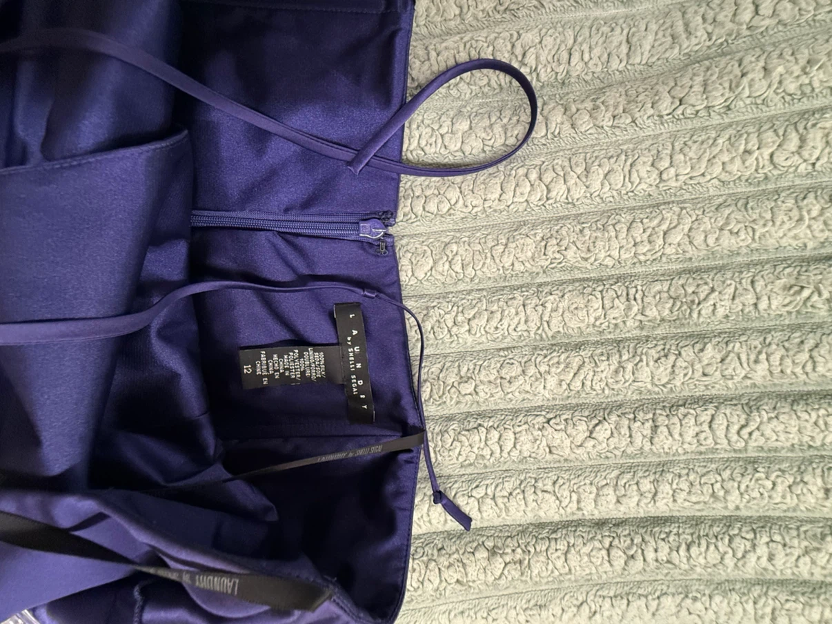 Laundry by Shelli Segal Purple Silk Dress - photo 5