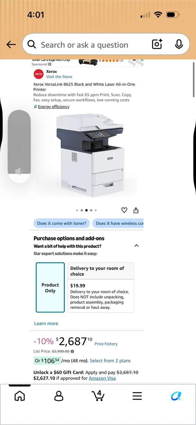 Xerox VersaLink B625 All-in-One Printer - photo 4