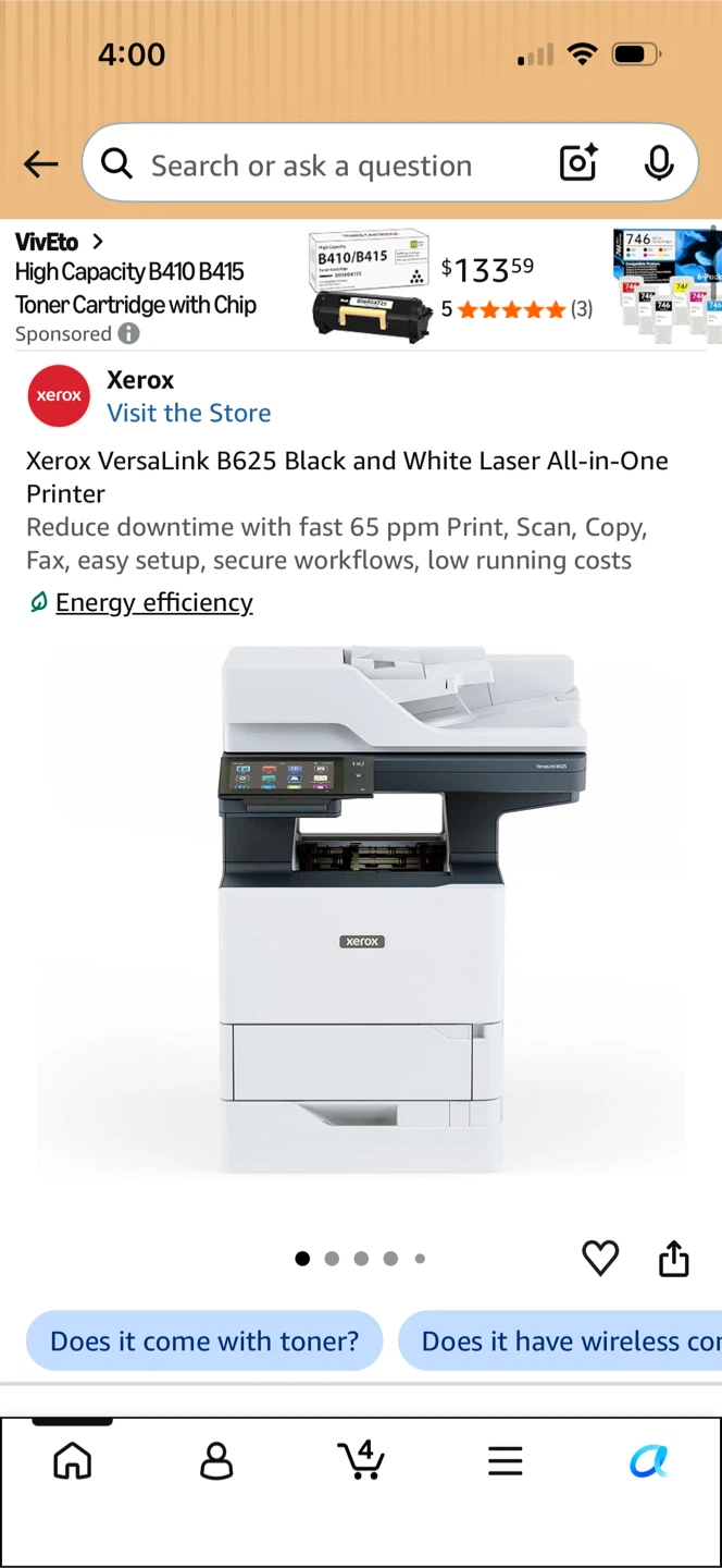 Xerox VersaLink B625 All-in-One Printer - photo 5