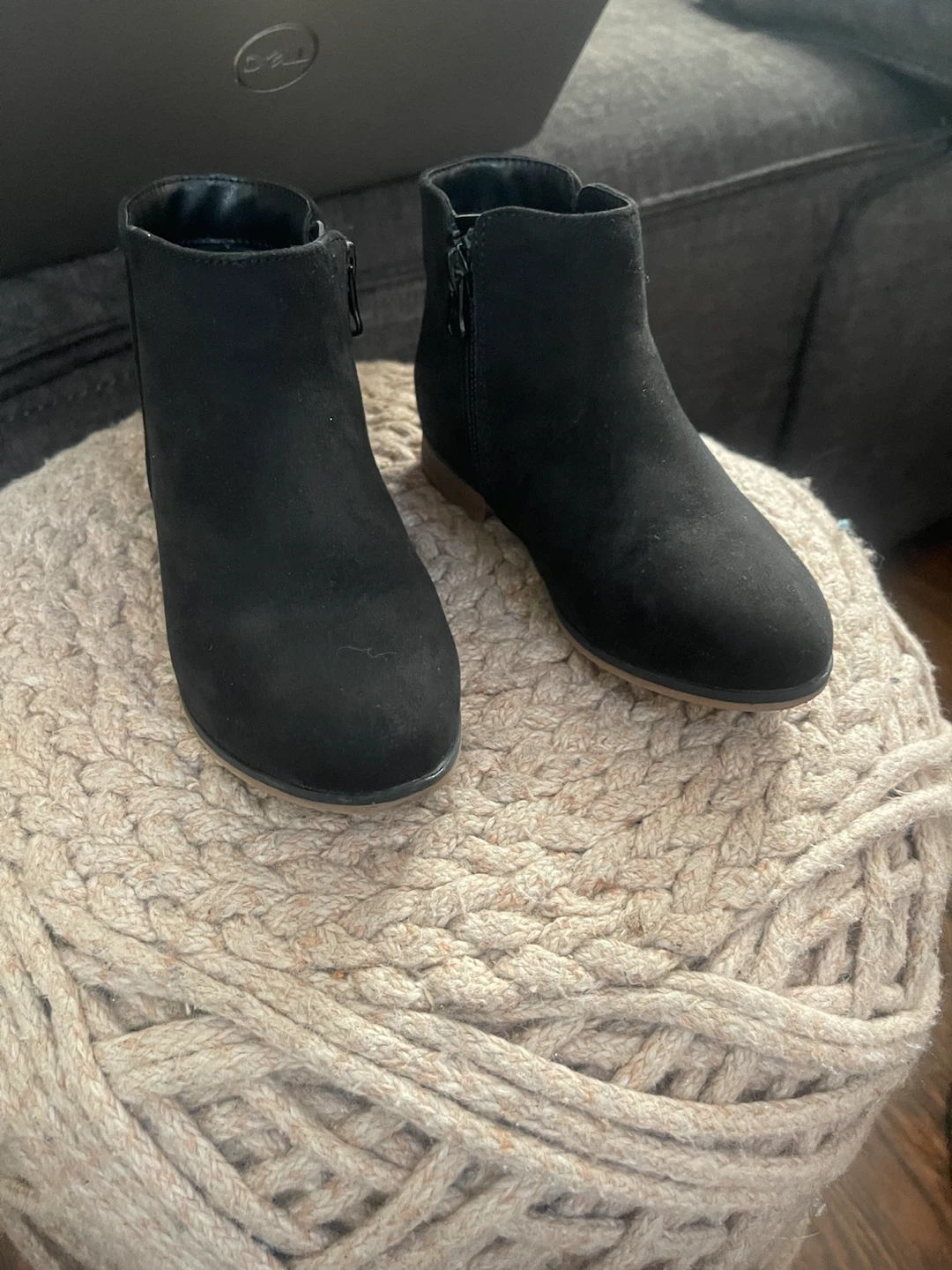 Cat & Jack Black Ankle Boots - photo 3