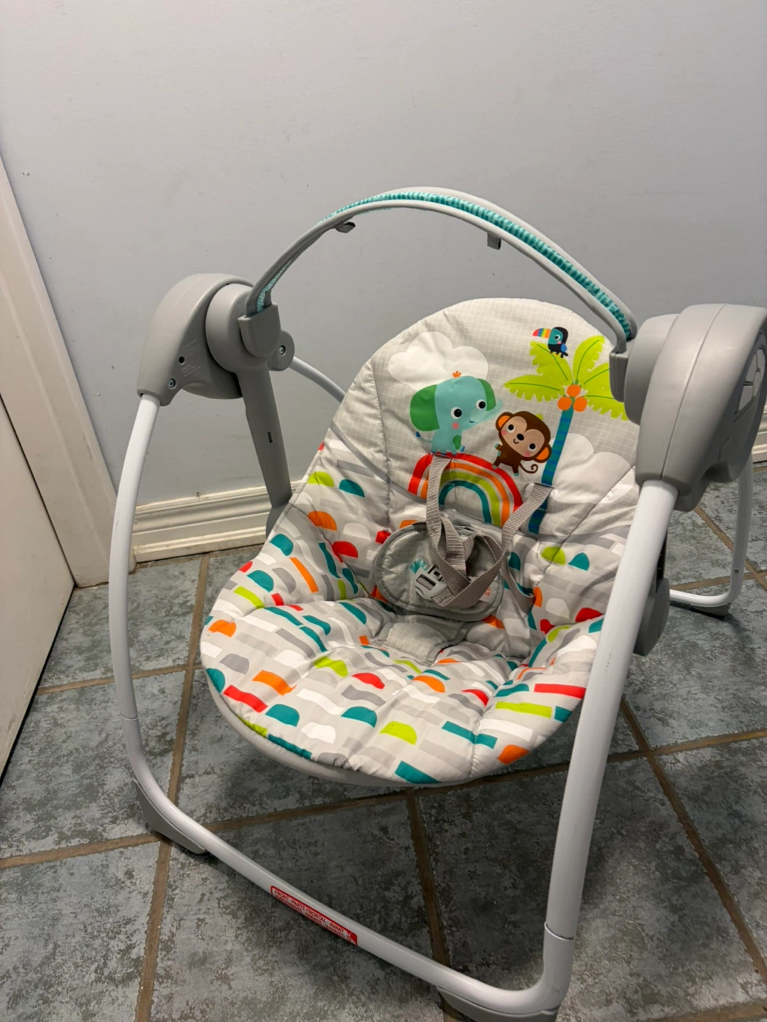 Bright Starts Baby Swing-foldable