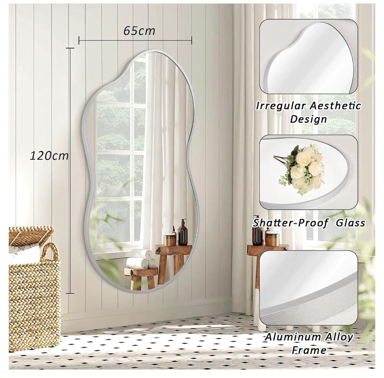 Irregular Aesthetic Wall Mirror - photo 5