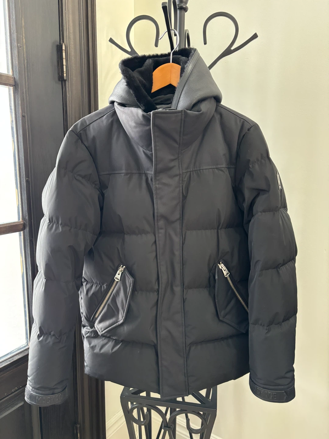 MENS MACKAGE RILEY CLASSIC WITH REMOVABLE SHEARING BIB