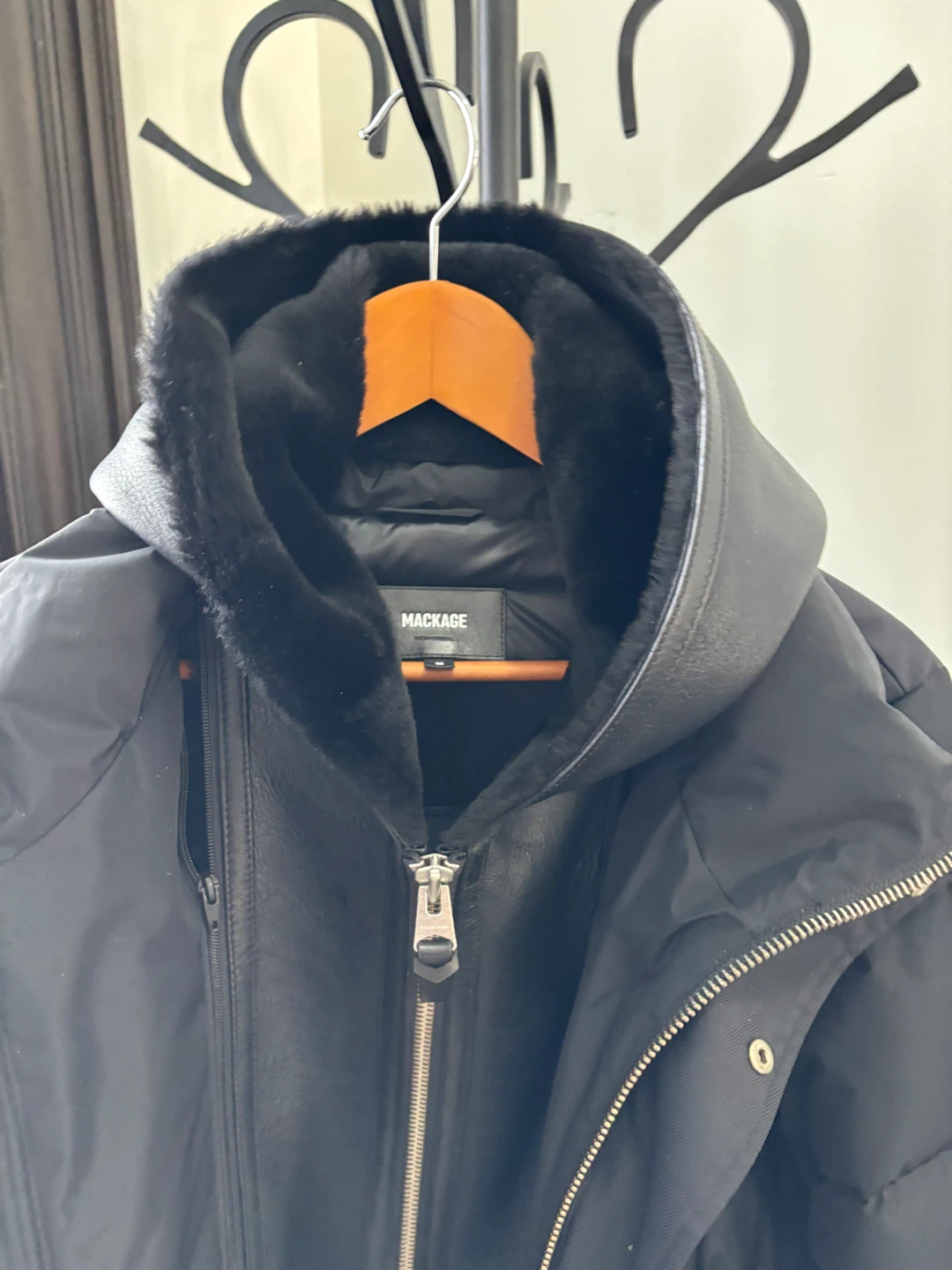 MENS MACKAGE RILEY CLASSIC WITH REMOVABLE SHEARING BIB - photo 5