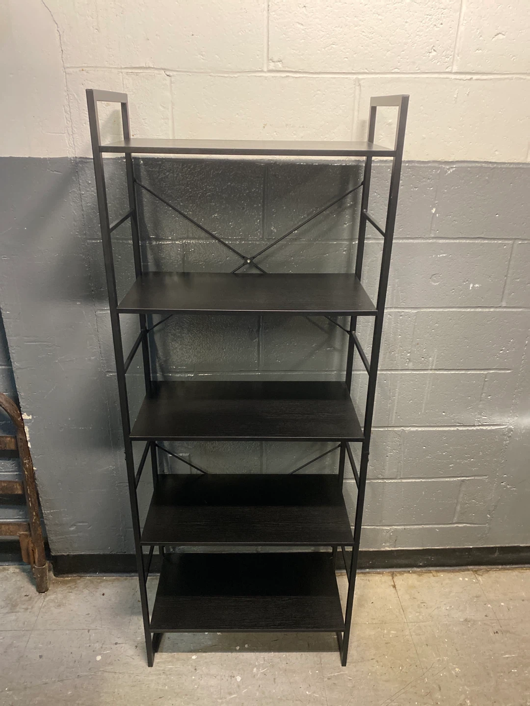 5-Shelf Ladder Bookshelf