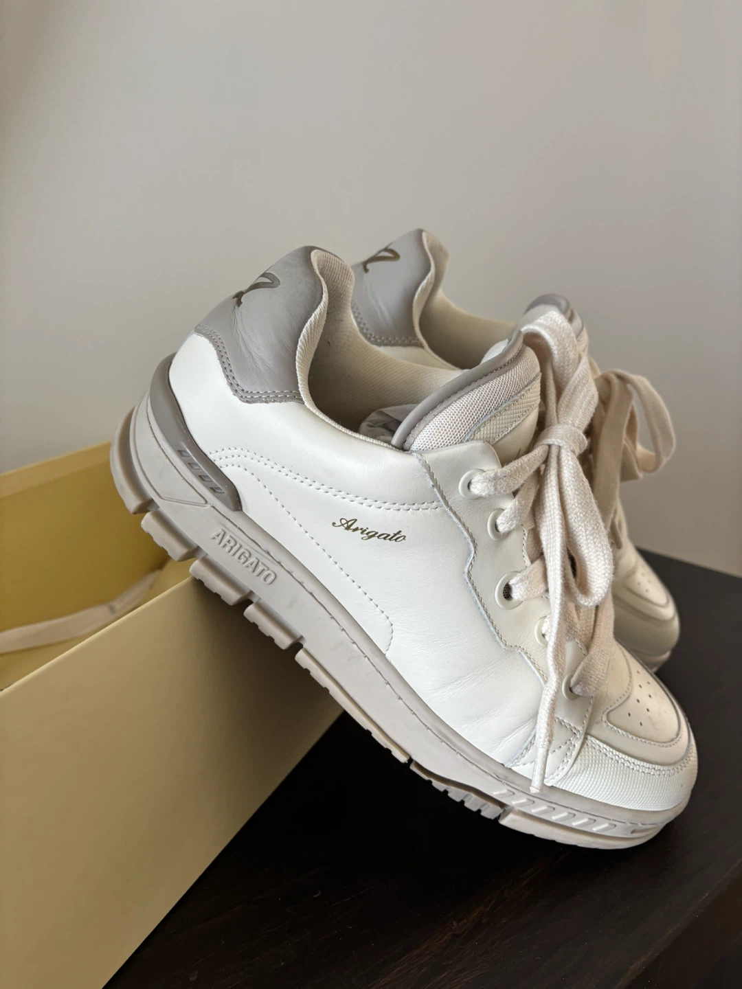 MENS Axel Arigato Sneakers White/Grey Size 10