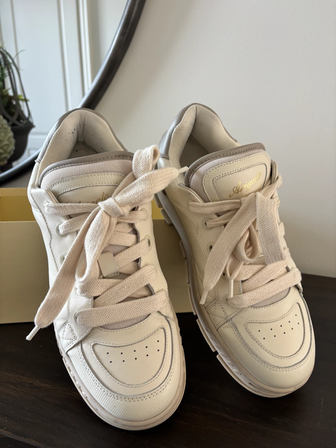 MENS Axel Arigato Sneakers White/Grey Size 10 - photo 2