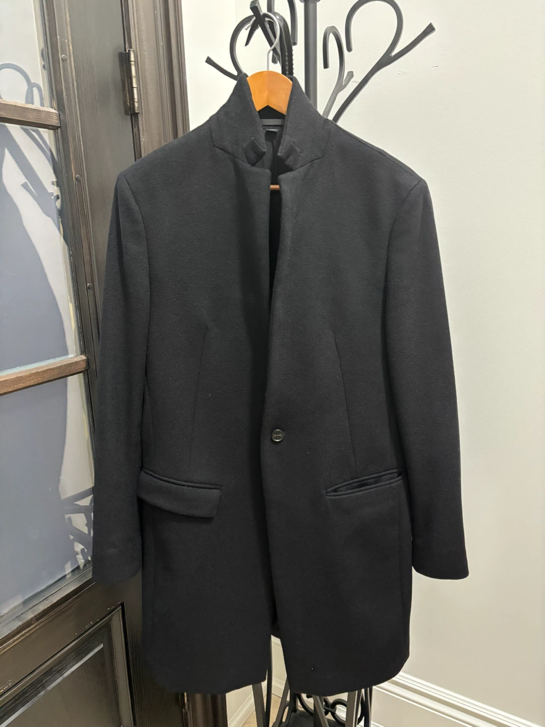 MENS DESIGNER ALLSAINTS WOOL COAT SIZE 38 - photo 2