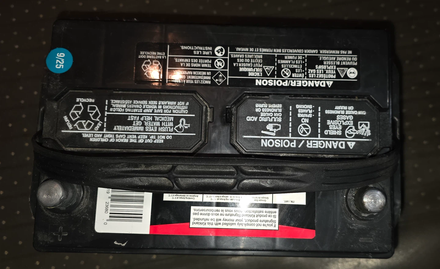 Kirkland Signature 12V Group Size 34 Automotive Battery