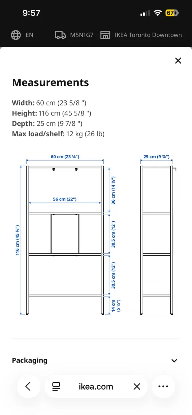 IKEA Baggebo Metal Shelf - photo 4