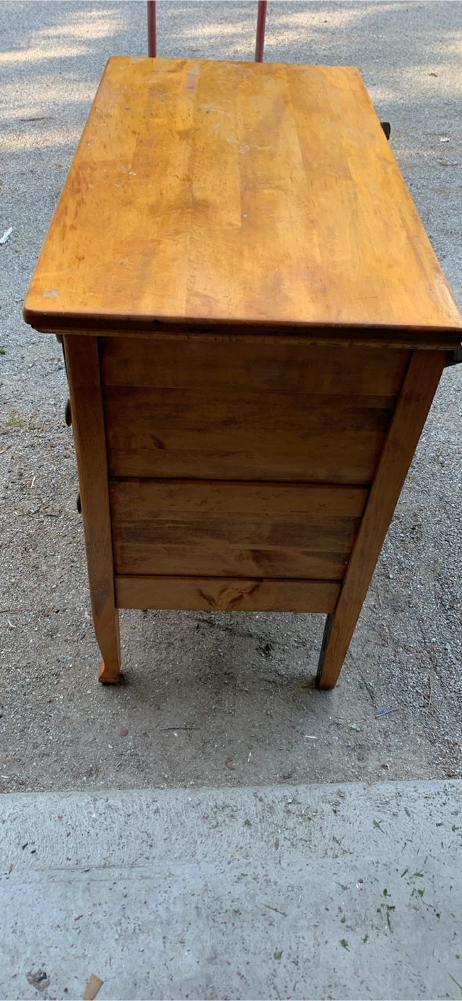 Solid wood vintage dresser - photo 2