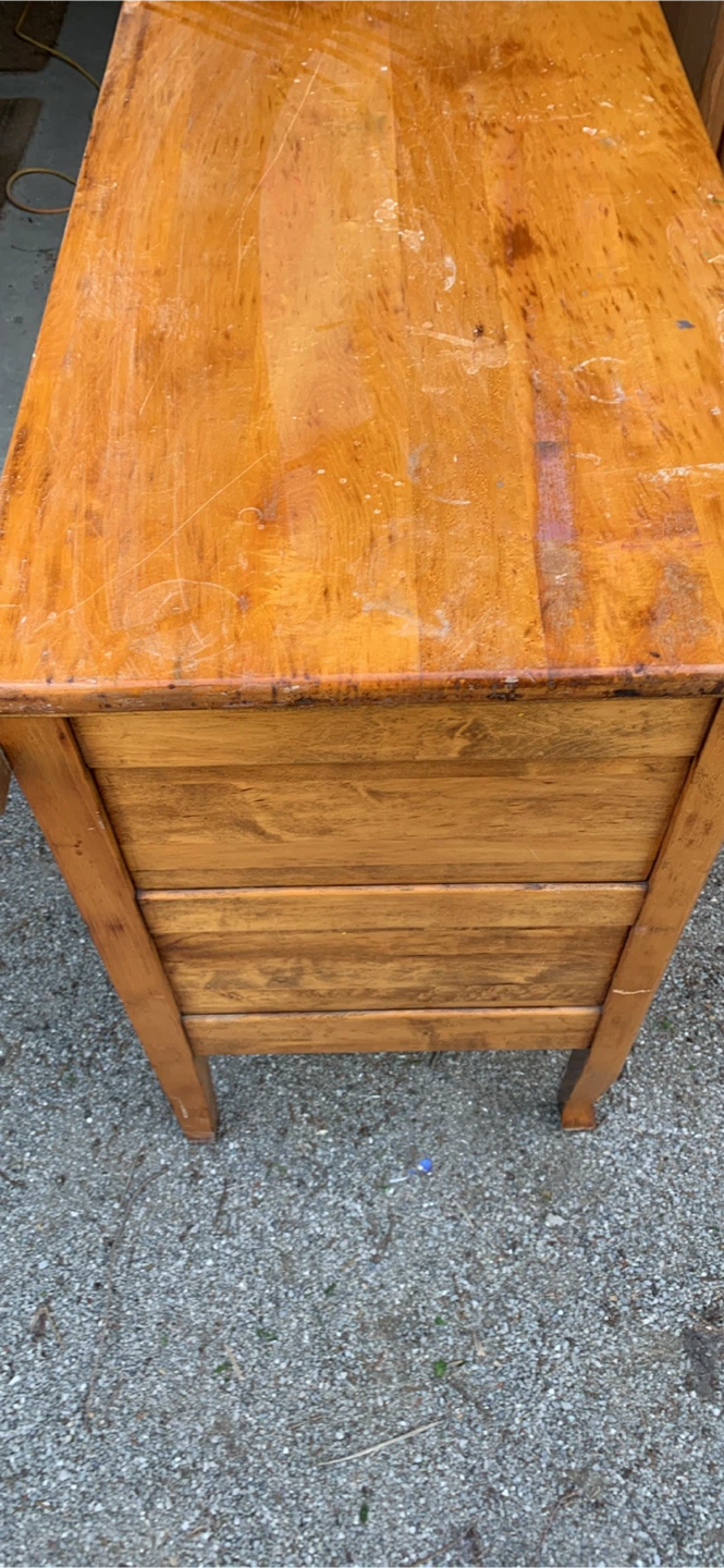 Solid wood vintage dresser - photo 3