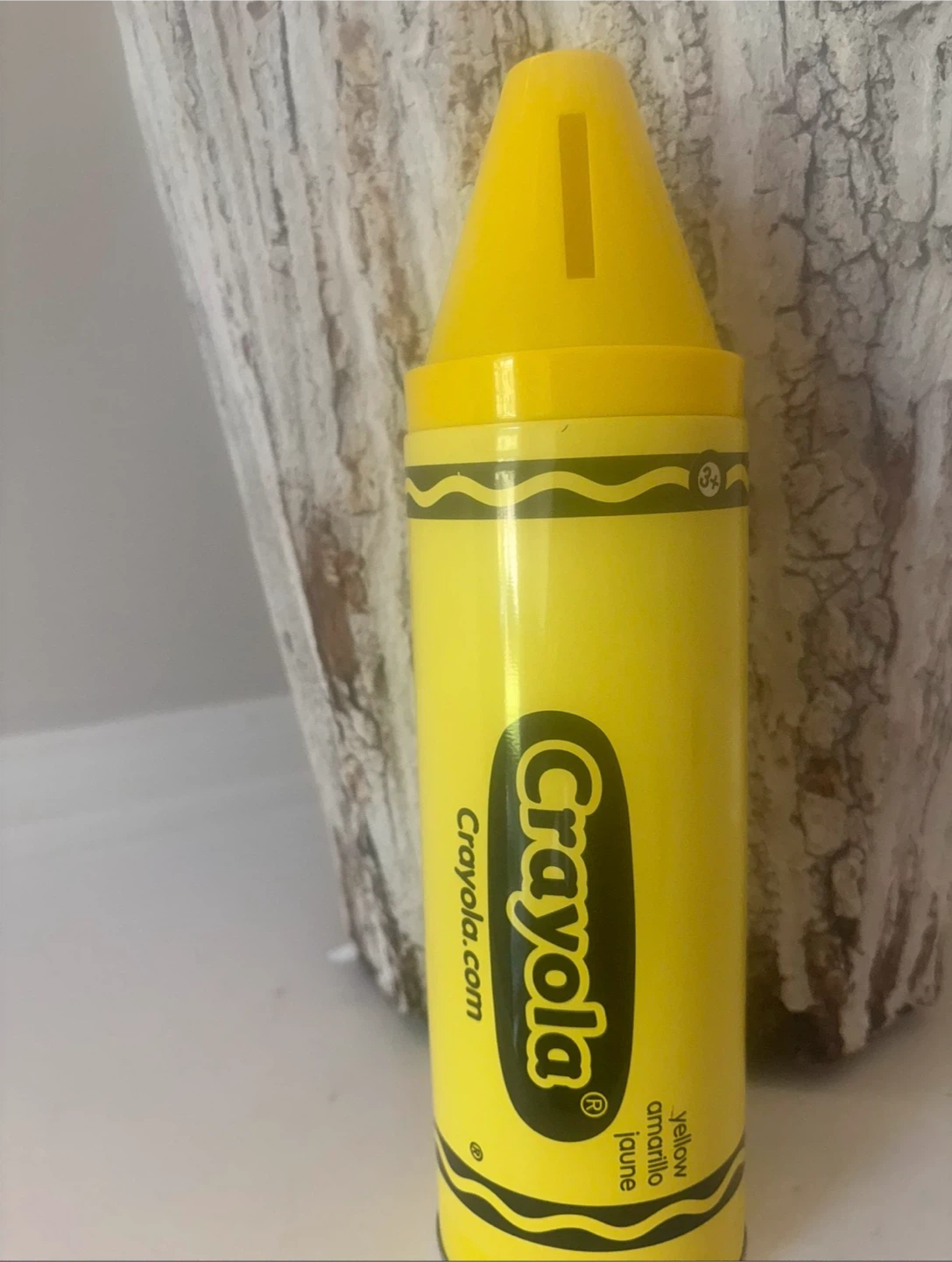 Crayola Yellow Crayon Coin Bank