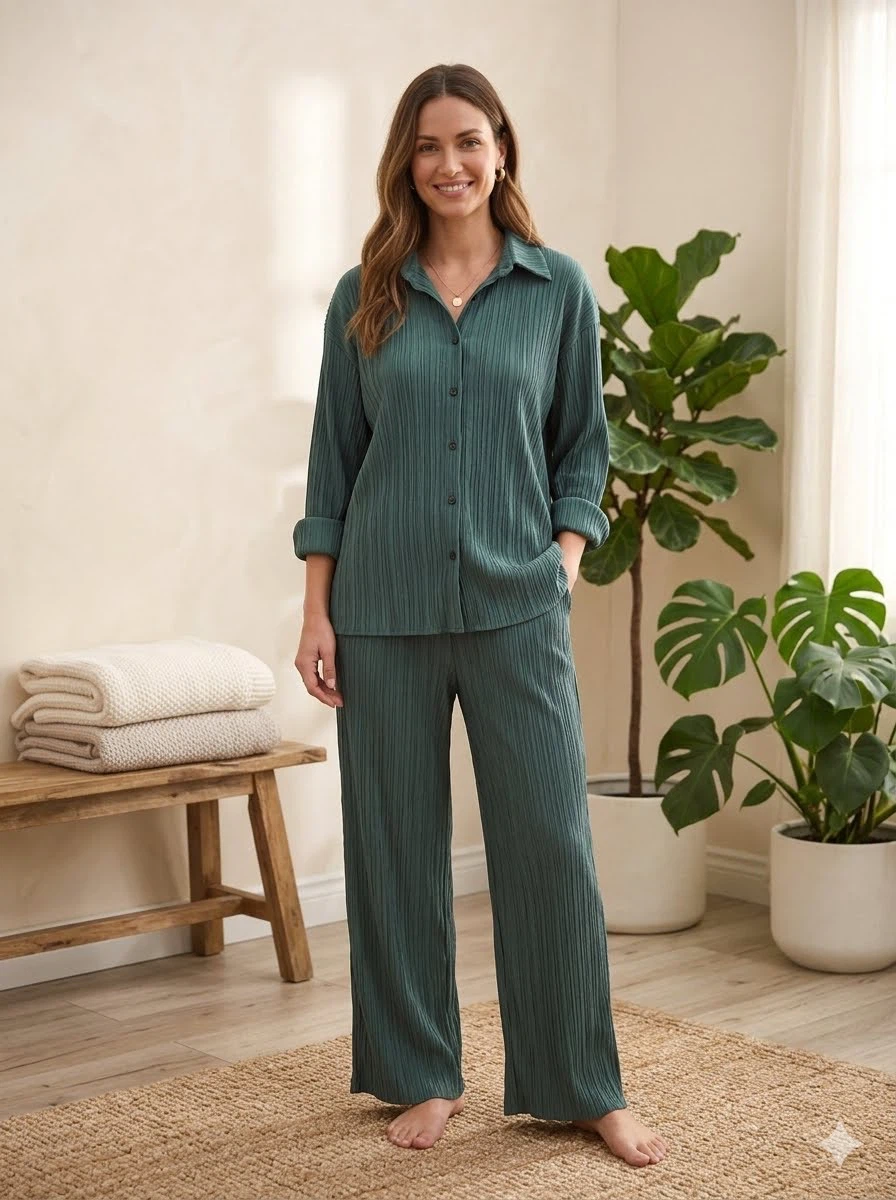 Shein Lounge Set - Green - US
