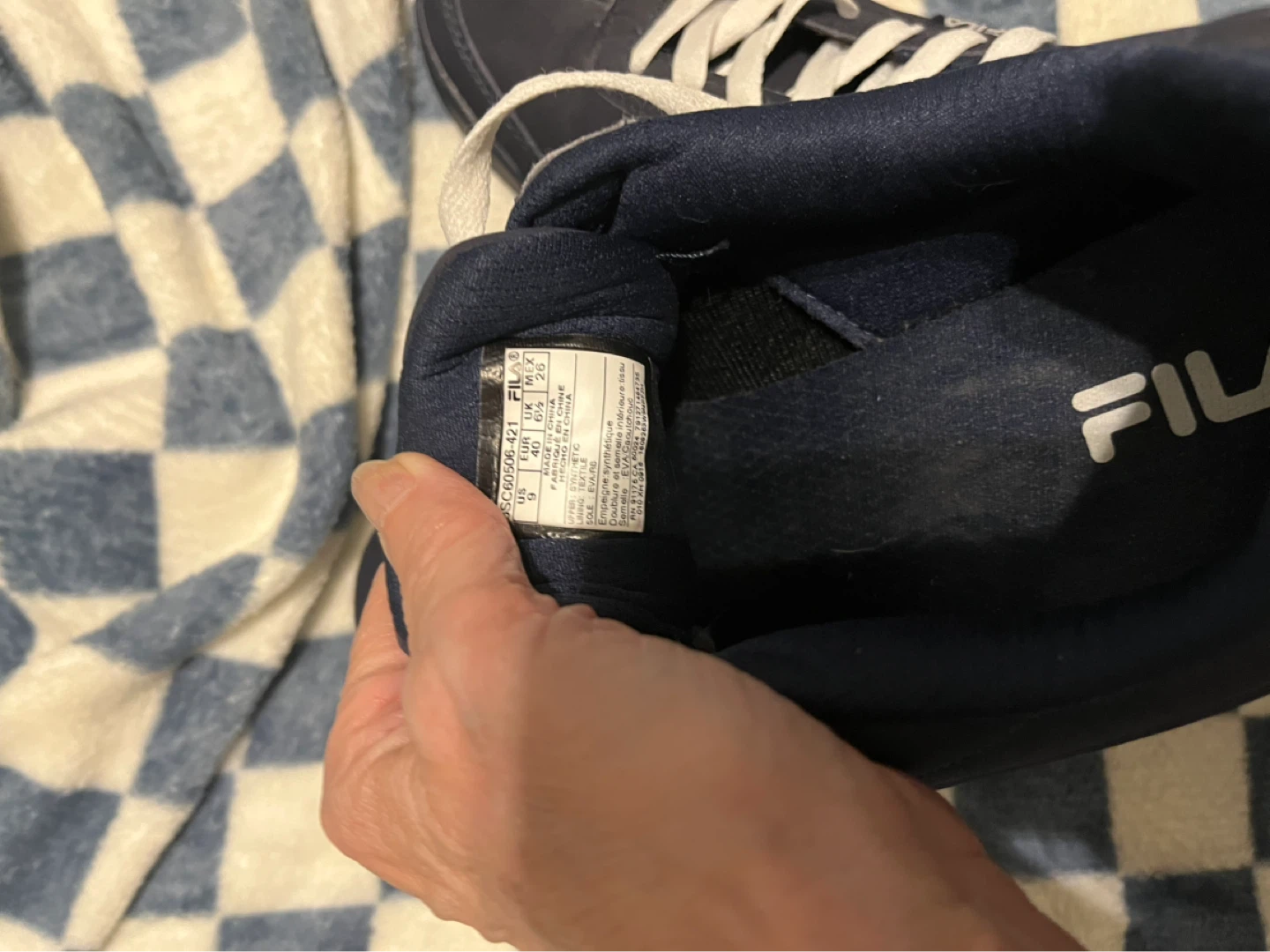 New condition Fila Navy Sneakers - photo 5