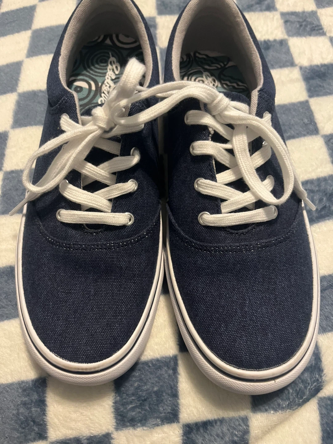 Eddie Bauer  Chatam Navy Canvas Sneakers - photo 5