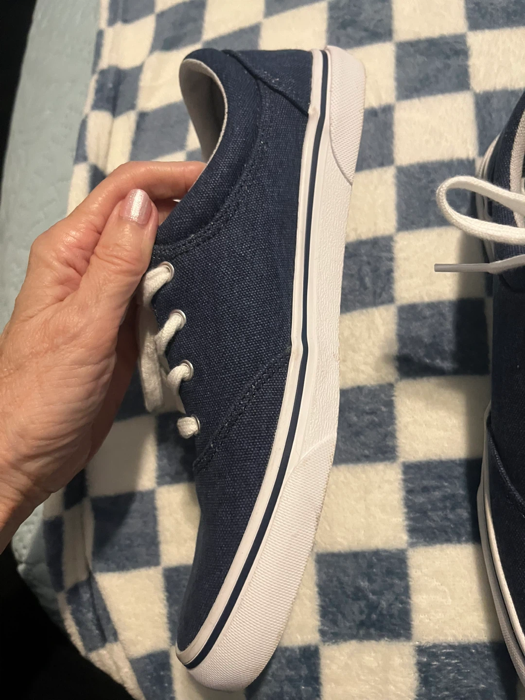 Eddie Bauer  Chatam Navy Canvas Sneakers - photo 3