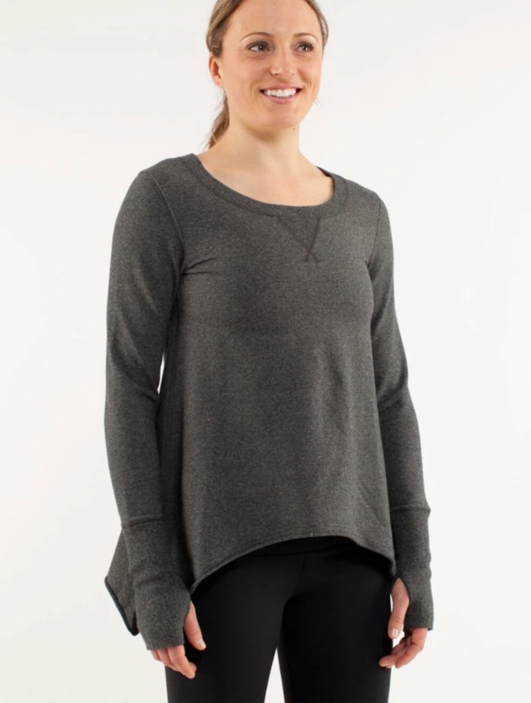 Lululemon Tea Lounge Pullover - Heathered Coal - US M*