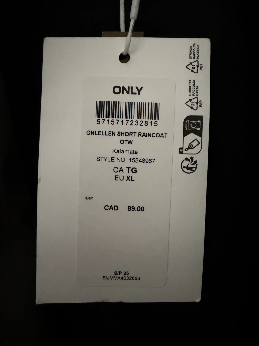 ONLY Ellen Short Raincoat - photo 3