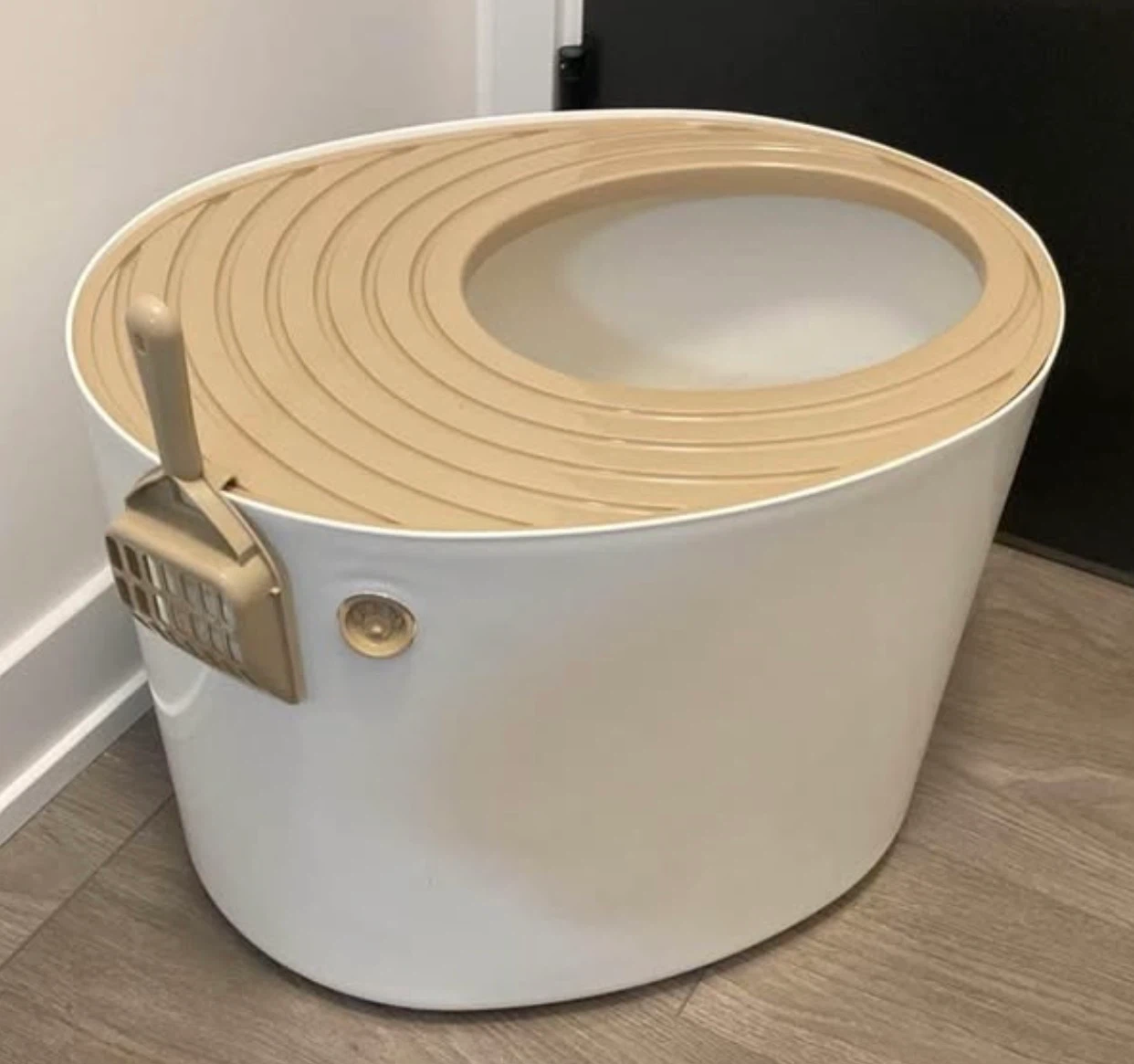 Large Cat Litter Box with Scoop