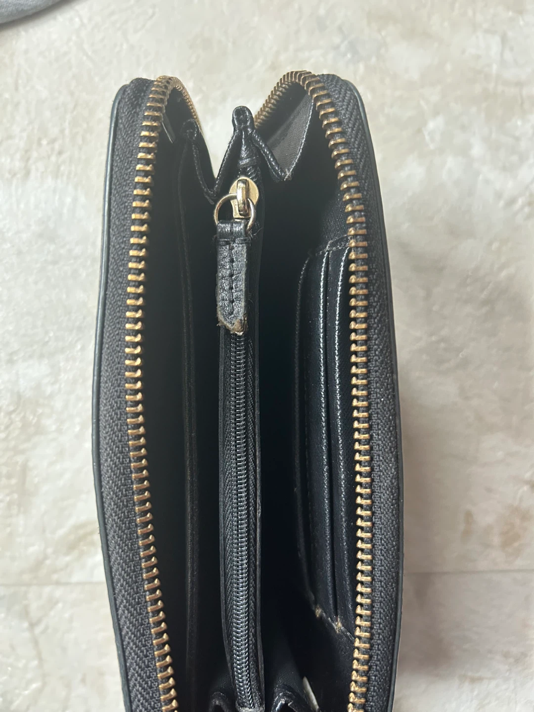 Fossil Leather Wallet - Black - photo 2