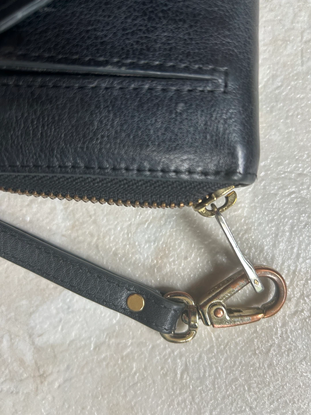 Fossil Leather Wallet - Black - photo 3