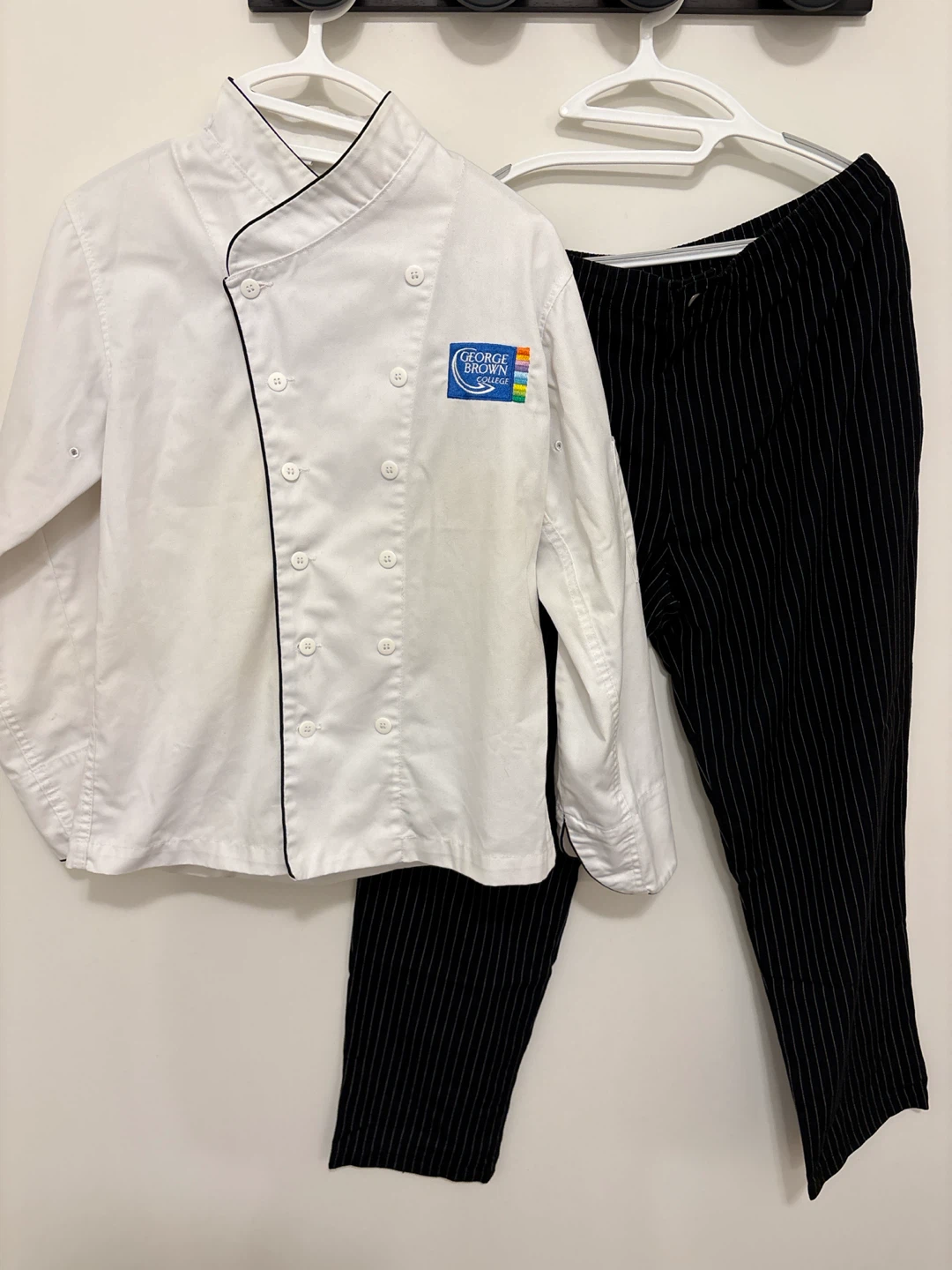 George Brown College Chef Jacket and Pants