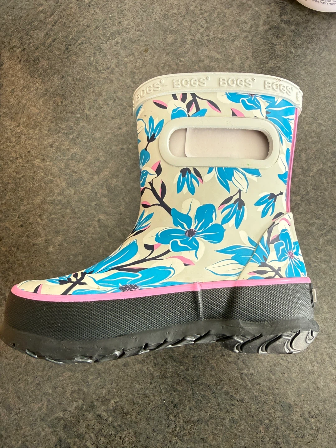 Toddler Bogs - Rainboots - Skipper Magnolia -Size 6