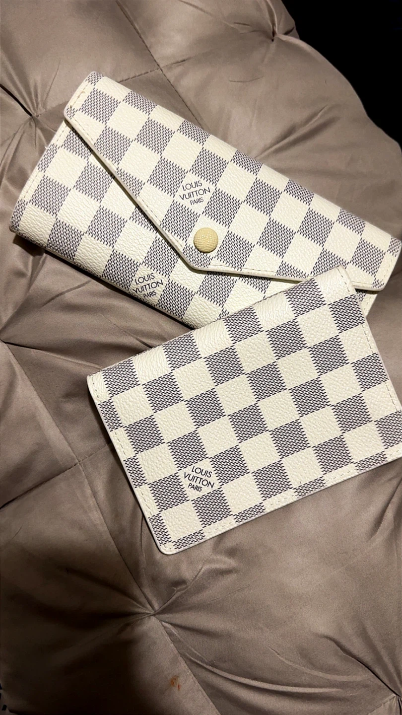 Louis Vuitton Damier Azur Wallet and Card Holder Set - photo 2