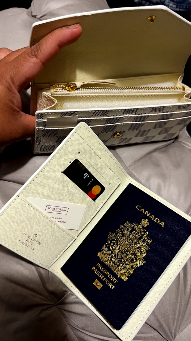 Louis Vuitton Damier Azur Wallet and Card Holder Set - photo 3