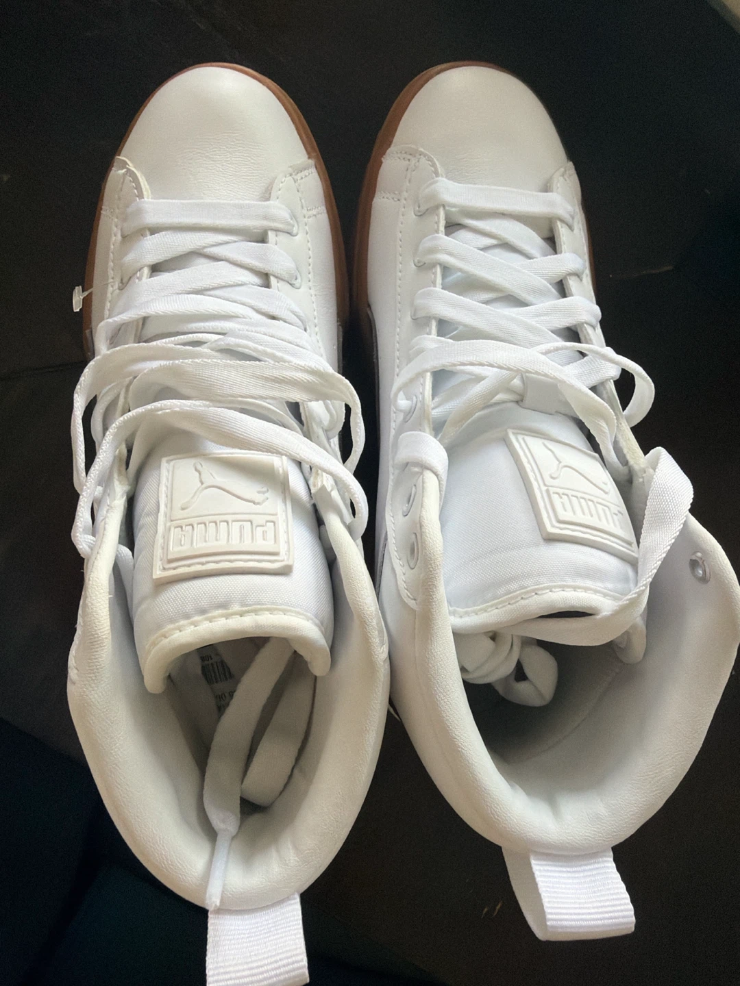Puma Women's Hi-Top Platform Sneakers White/Black - photo 2