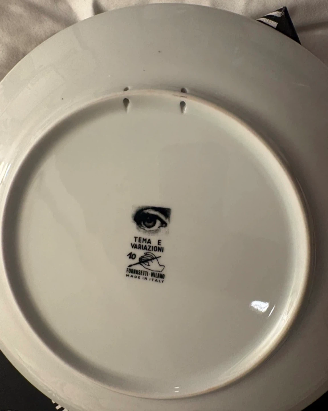 Fornasetti Tema e Variazioni No. 10 Decorative Plate - photo 2