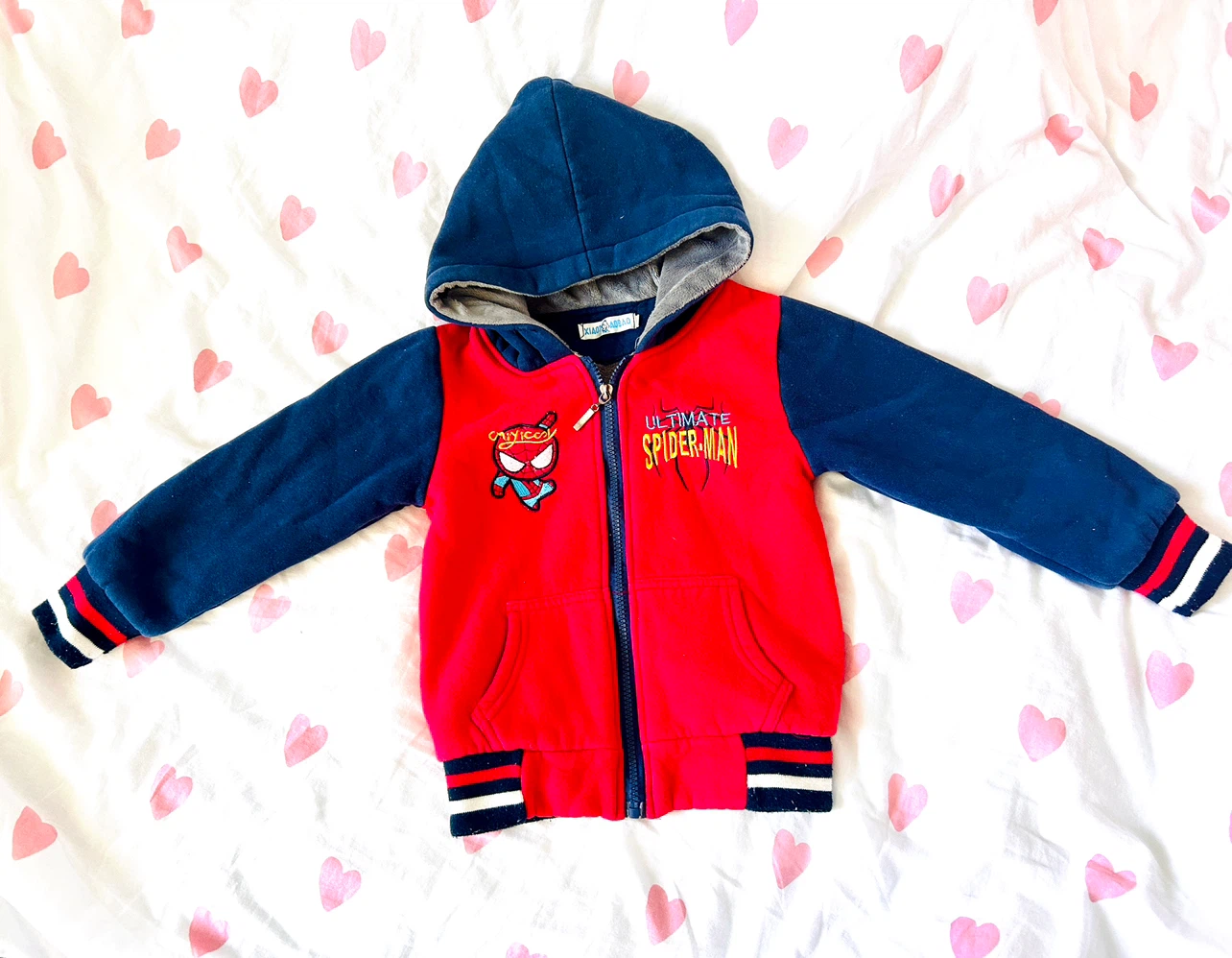 Kids Spiderman Zip-Up Hoodie